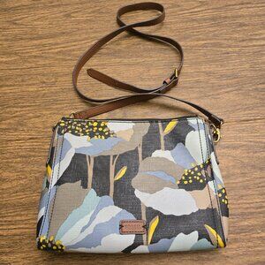 FOSSIL Women's Floral PVC/Faux  Leather Crossbody Bag - Multicolors - Size SML